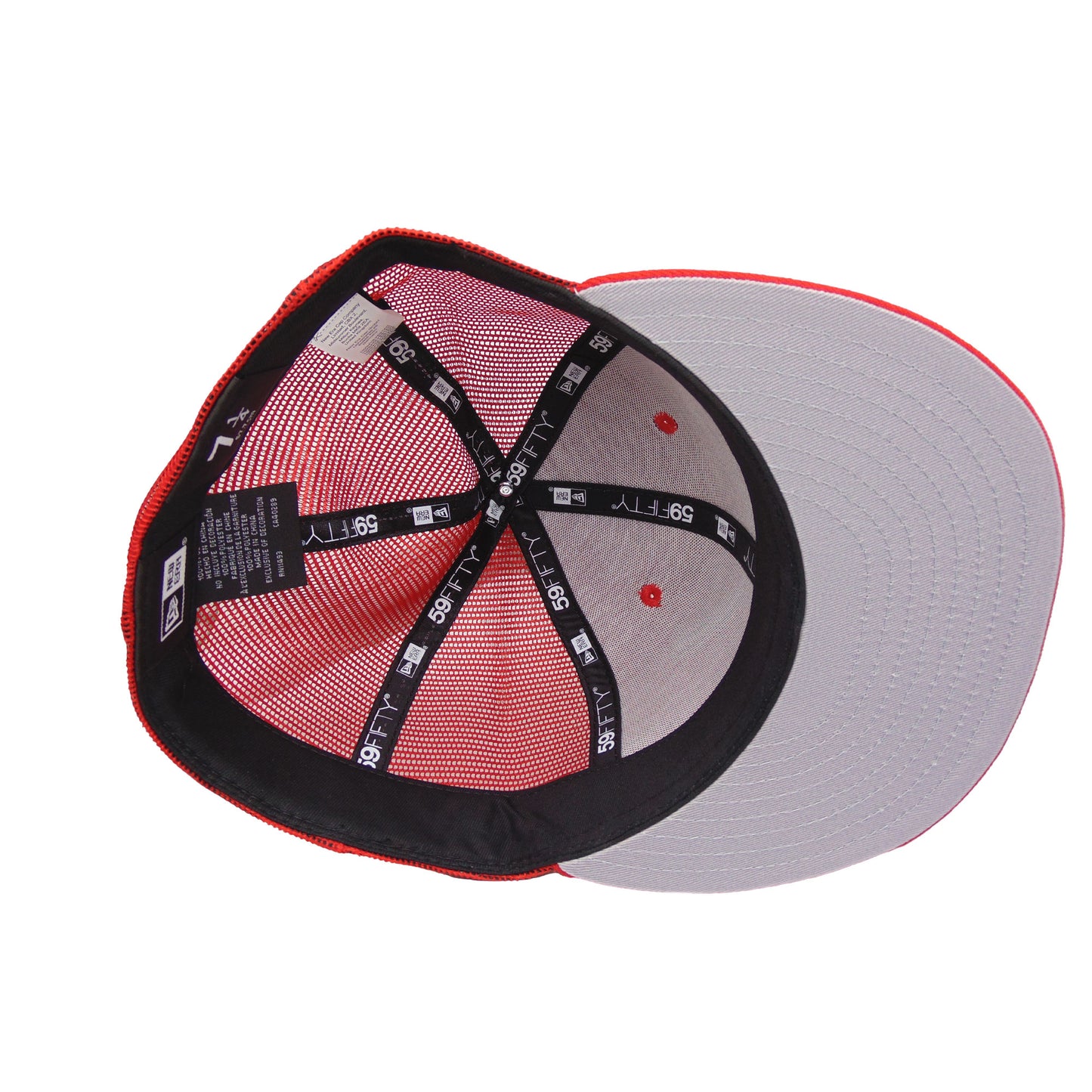 JustFitteds Crossed Bats Logo New Era 59FIFTY Trucker Nookie