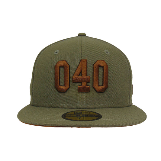 JustFitteds 040 New Era 59FIFTY Cap New Olive