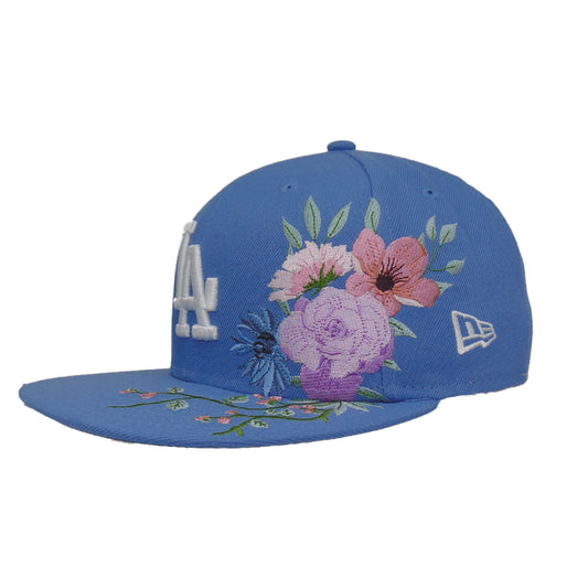 LA Dodgers Floral New Era 59FIFTY Cap Blue