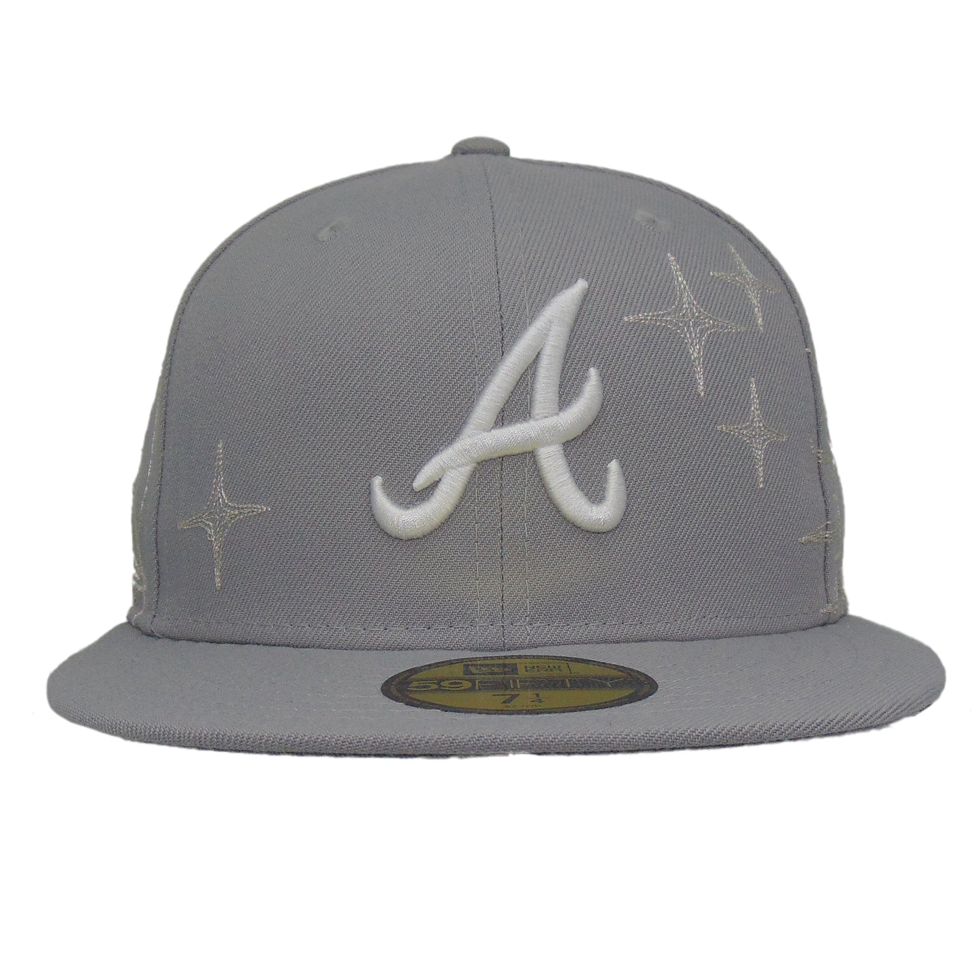 Atlanta Braves Zodiac New Era 59FIFTY Cap Grey – JustFitteds