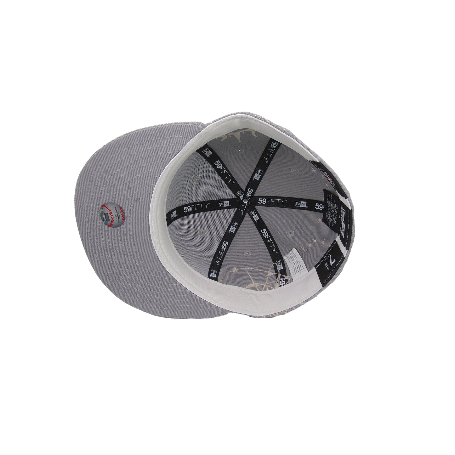 Atlanta Braves Zodiac New Era 59FIFTY Cap Grey