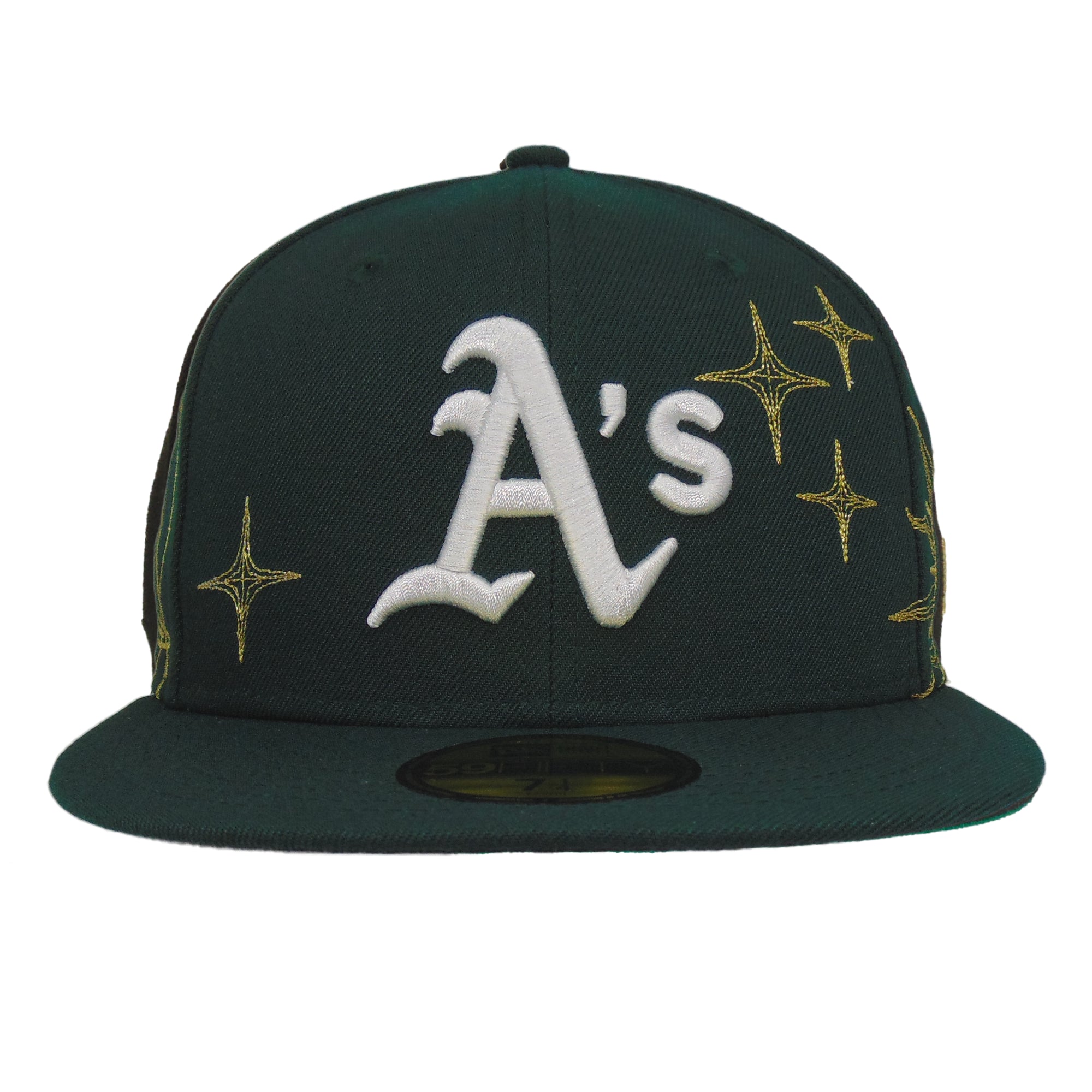 Oakland Athletics Zodiac New Era 59FIFTY Cap Dark Green – JustFitteds