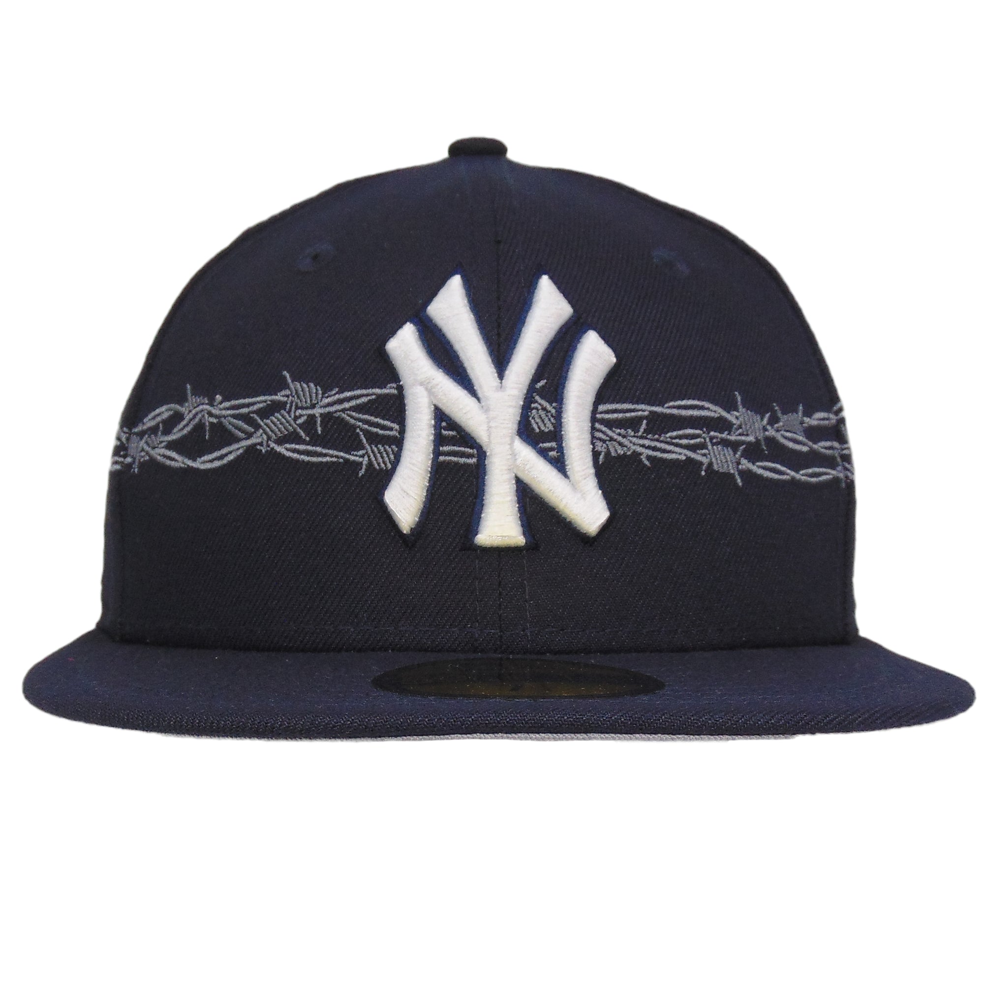 New York Yankees 59FIFTY New Era Cap Navy Barbed Wire – JustFitteds