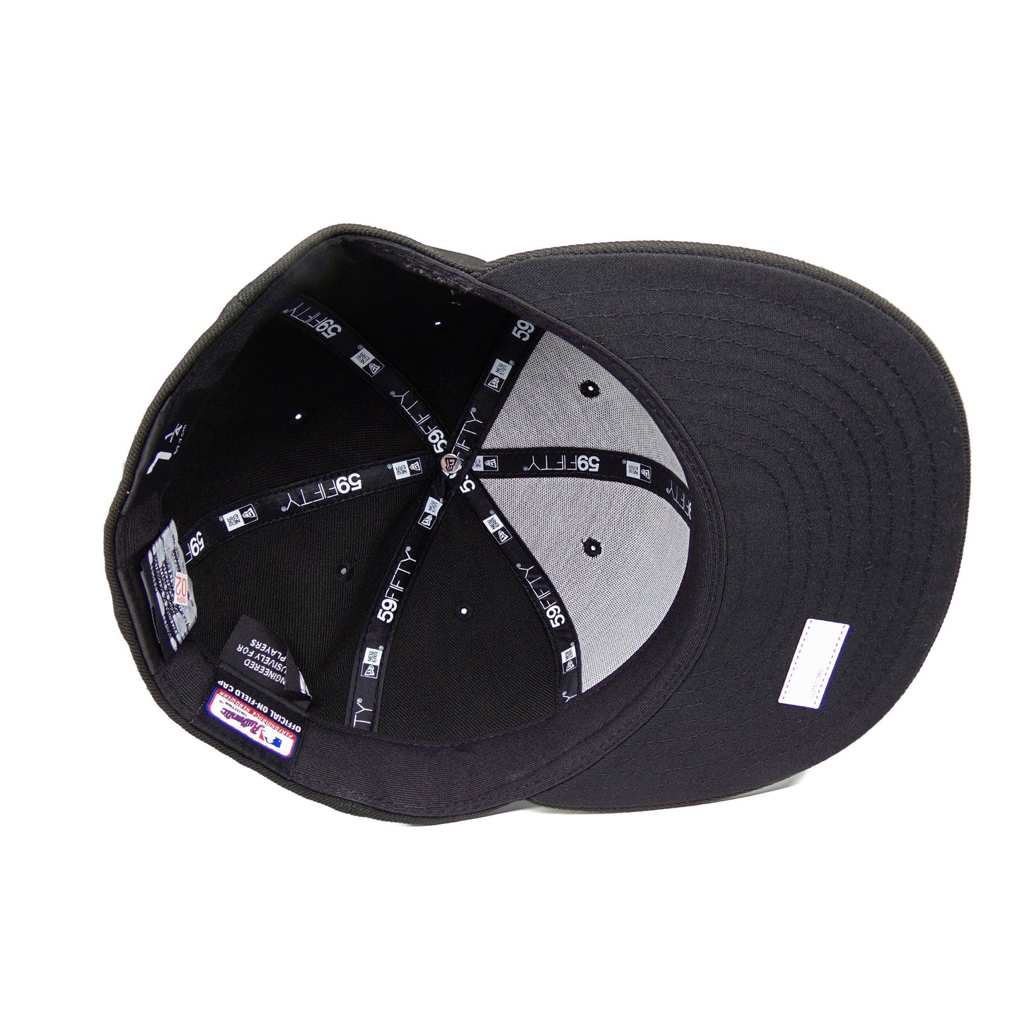 New York Mets Authentic New Era 59FIFTY Cap Black ALT2