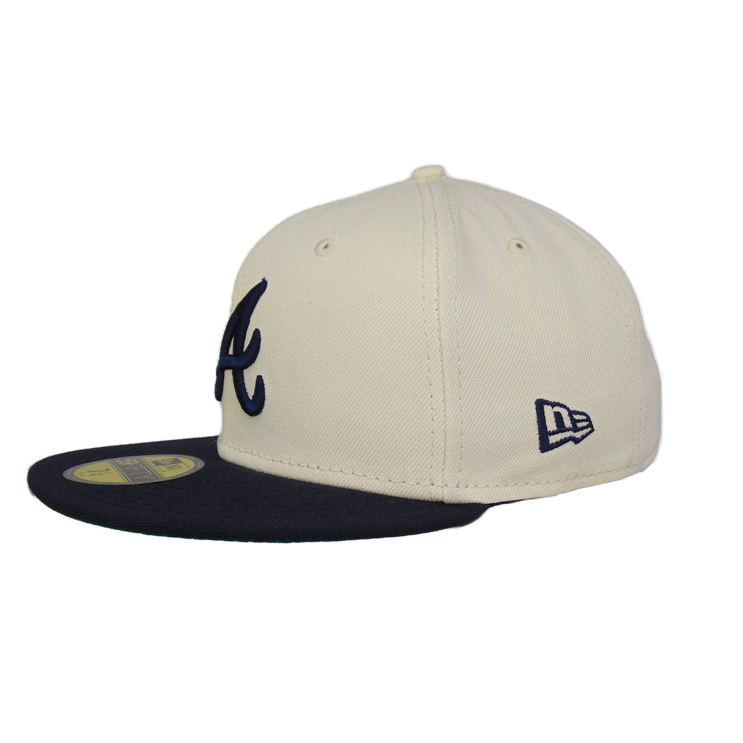 Atlanta Braves Custom New Era 59FIFTY Cap Chrome WS1995