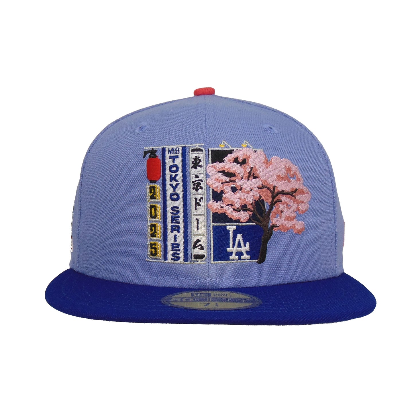 Los Angeles Dodgers Custom New Era 59FIFTY Cap Tokyo Series Lilac