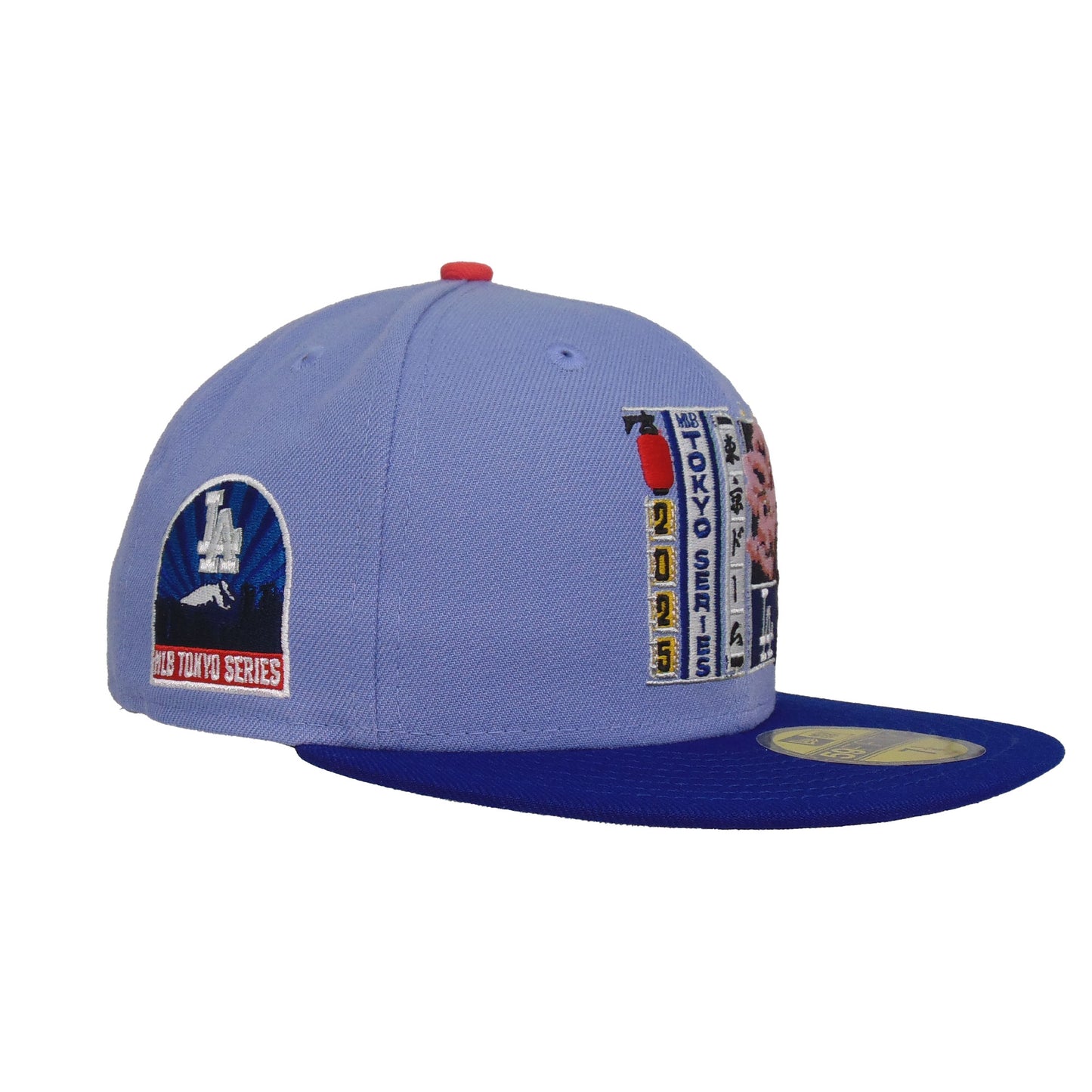 Los Angeles Dodgers Custom New Era 59FIFTY Cap Tokyo Series Lilac