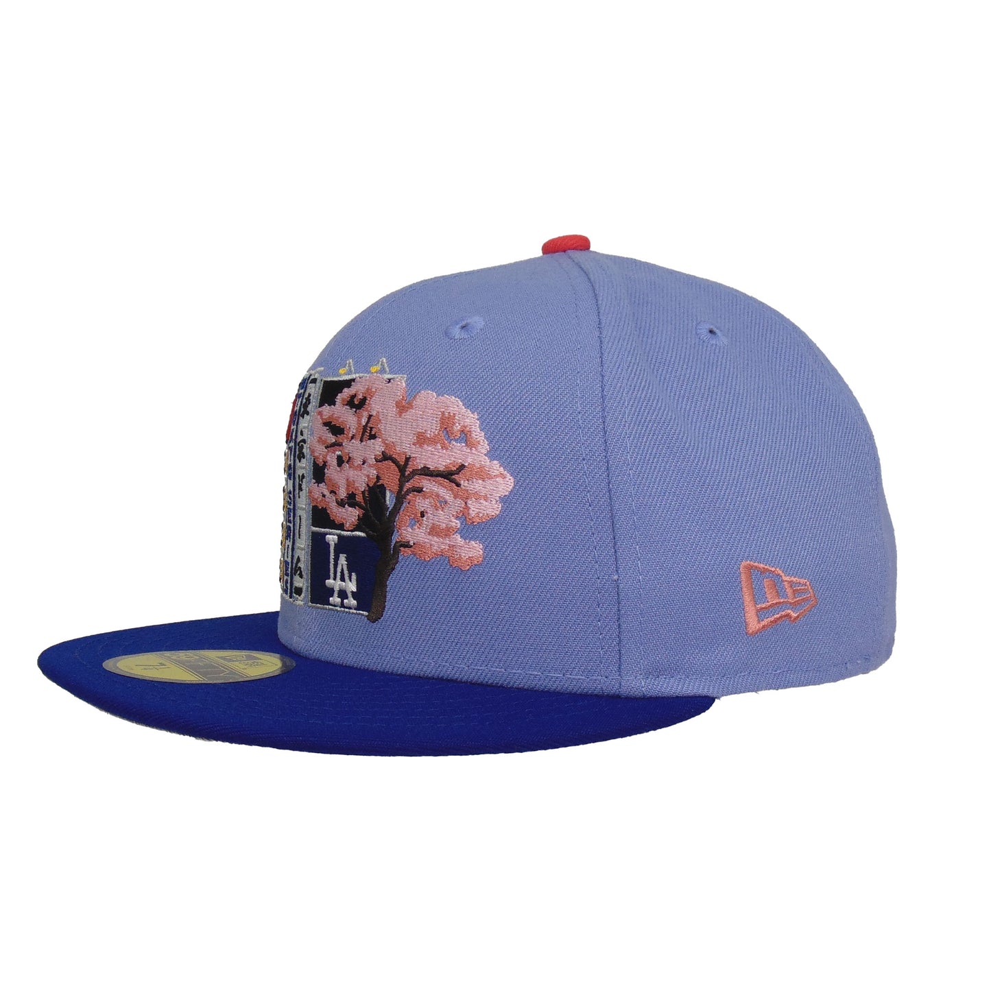 Los Angeles Dodgers Custom New Era 59FIFTY Cap Tokyo Series Lilac