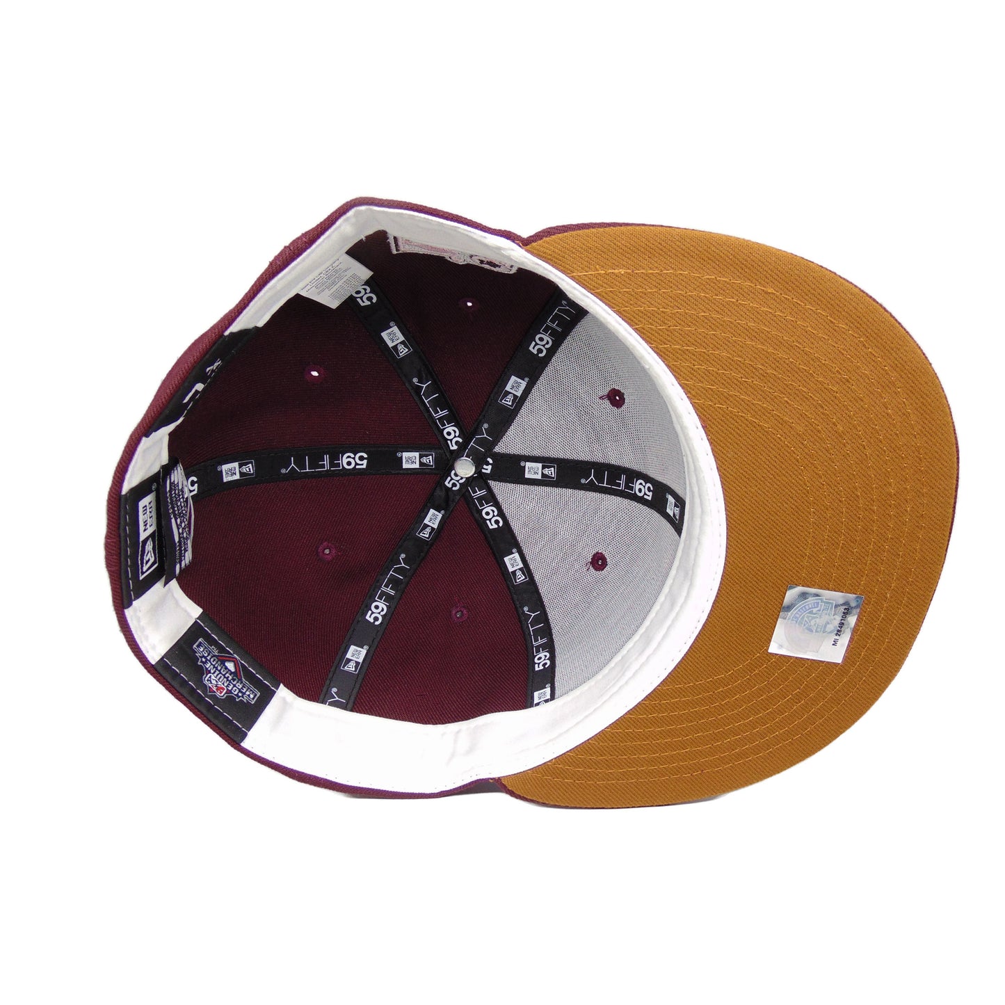 Miami Beach Flamingos Jf Custom 59FIFTY New Era Cap Maroon