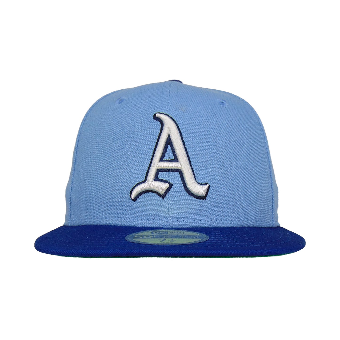 Kansas City Athletics Cooperstown Custom New Era Cap Sky