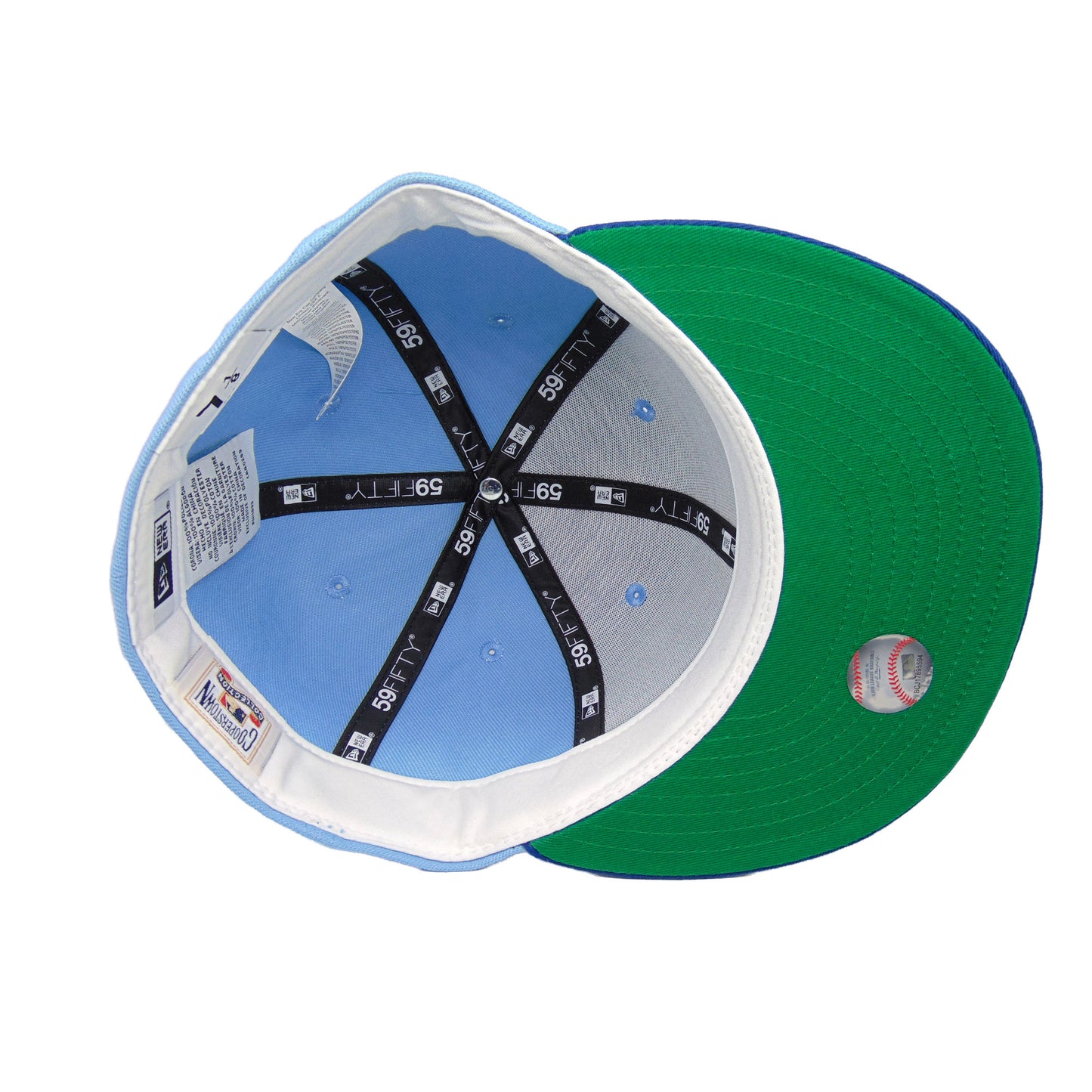 Kansas City Athletics Cooperstown Custom New Era Cap Sky