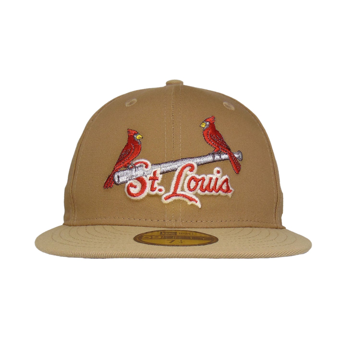 St. Louis Cardinals Cooperstown 59fifty New Era Cap Khaki