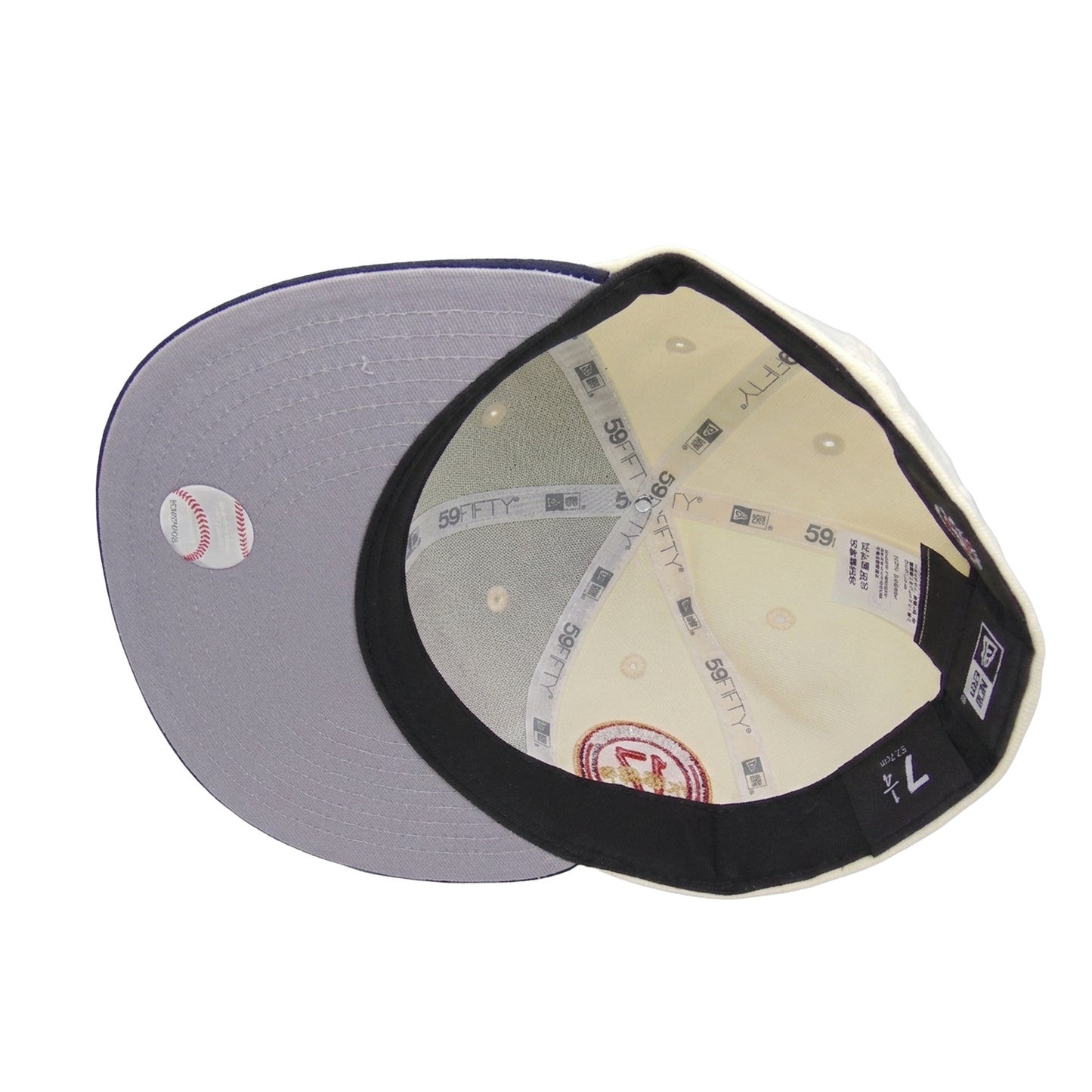 Los Angeles Dodgers Custom New Era 59FIFTY Cap Chrome Navy Ohtani 17