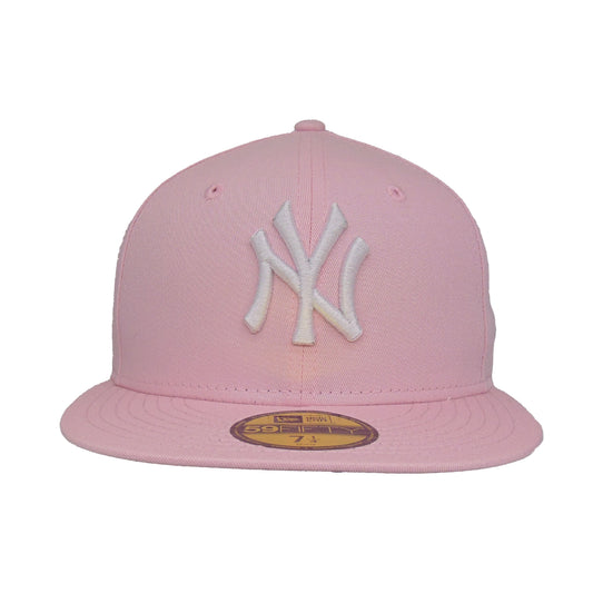 New York Yankees Custom New Era 59FIFTY Cap Powder Pink