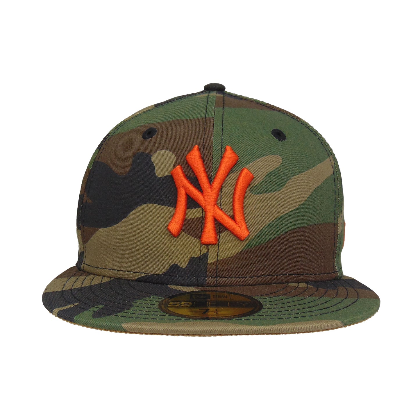 New York Yankees Custom 59FIFTY New Era Cap Woodland Camo