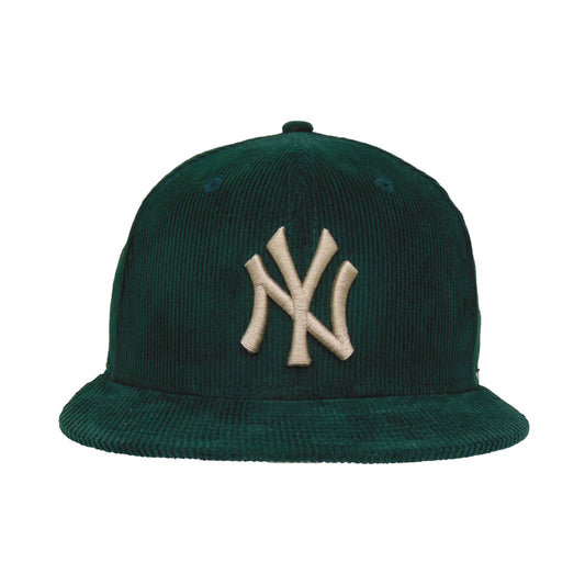 New York Yankees Custom 59FIFTY New Era Cap Dk Green Corduroy