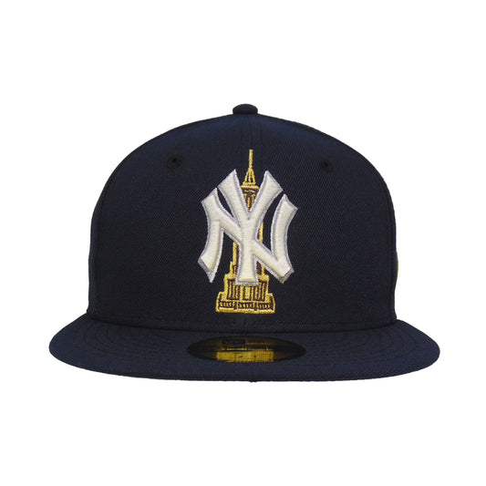 New York Yankees Custom 59FIFTY New Era Cap Empire State Navy