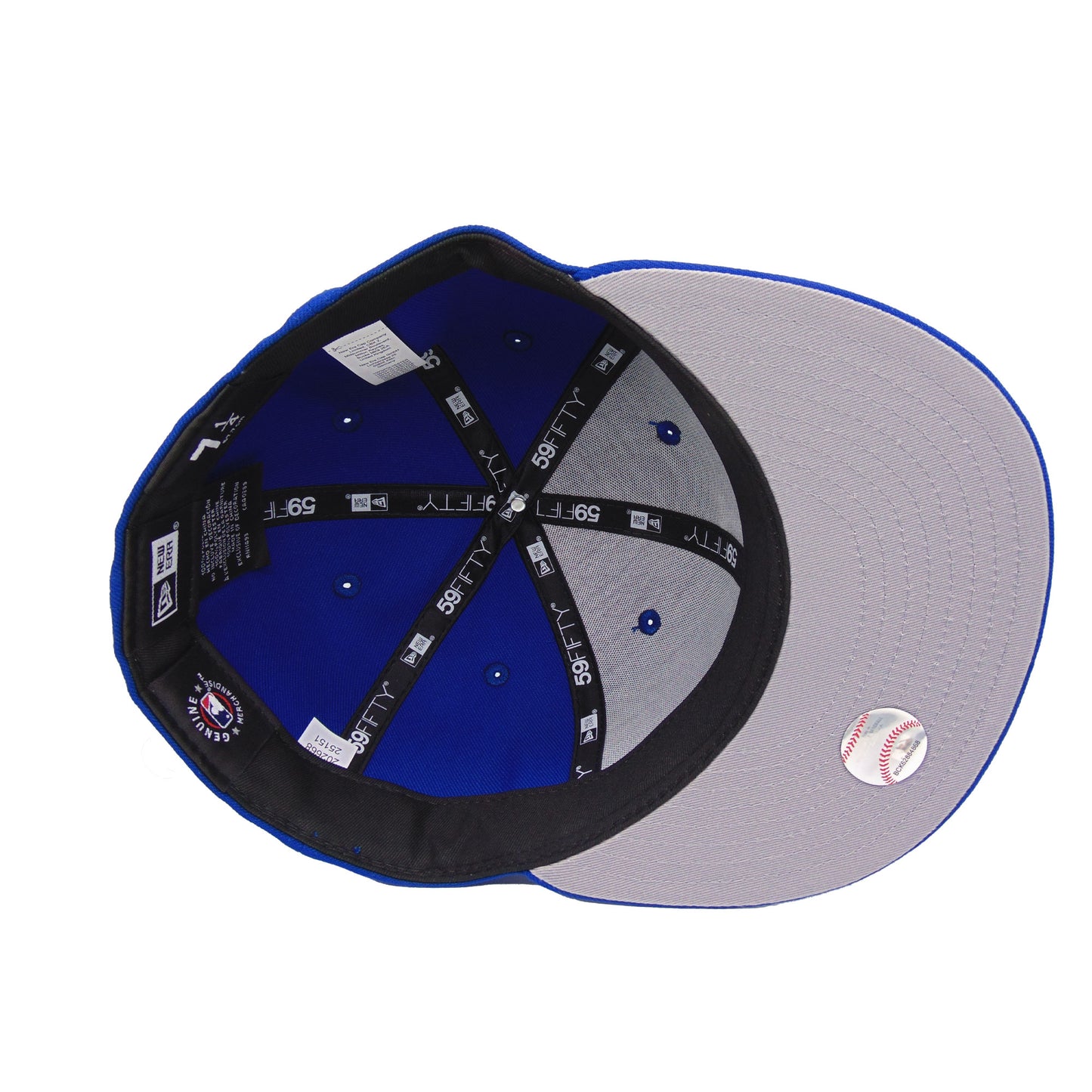 Los Angeles Dodgers Custom New Era 59FIFTY Cap Chainstitch Royal