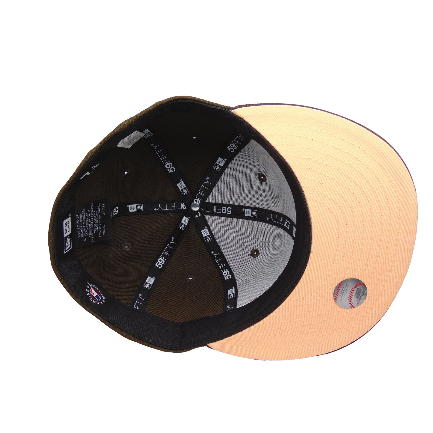 Detroit Tigers Custom New Era 59FIFTY Cap Brown Copper