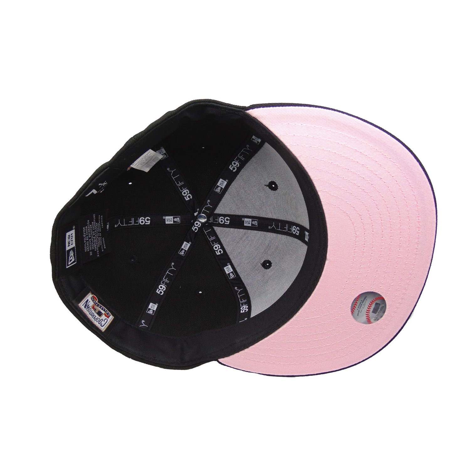New York Yankees Custom 59FIFTY New Era Cap Black Sakura
