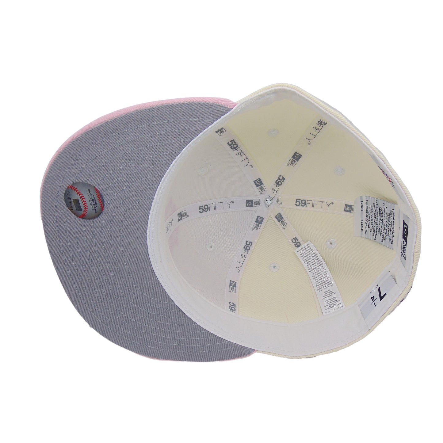 New York Yankees Custom New Era 59FIFTY Chrome Pink Cap