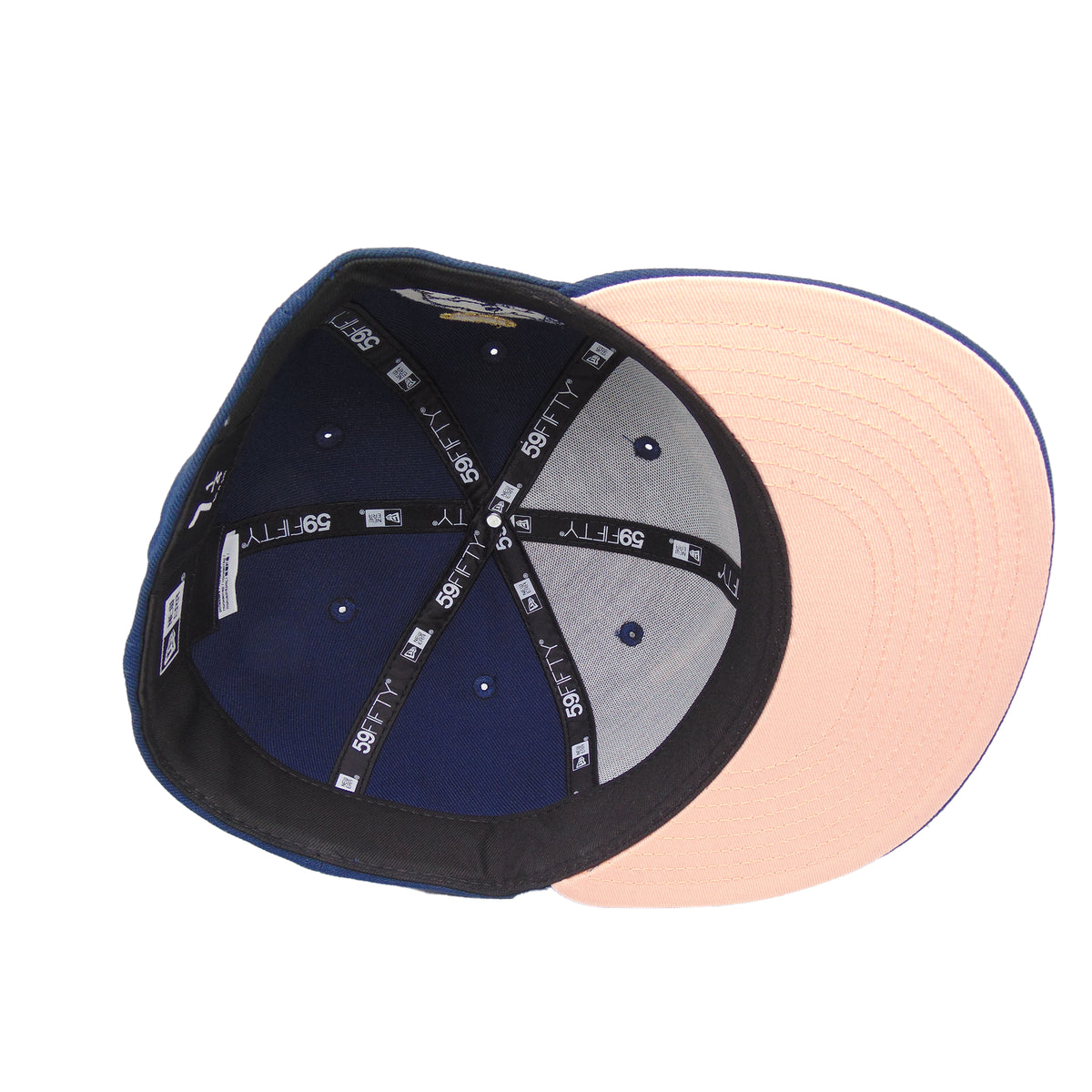 JustFitteds Crossed Bats Logo New Era 59FIFTY Cap Ocean Sheep
