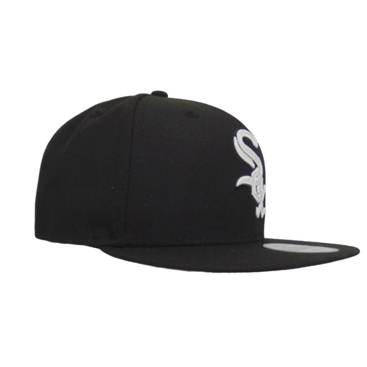 Chicago White Sox Custom 9FIFTY New Era Snapback Cap Black Chainstitch
