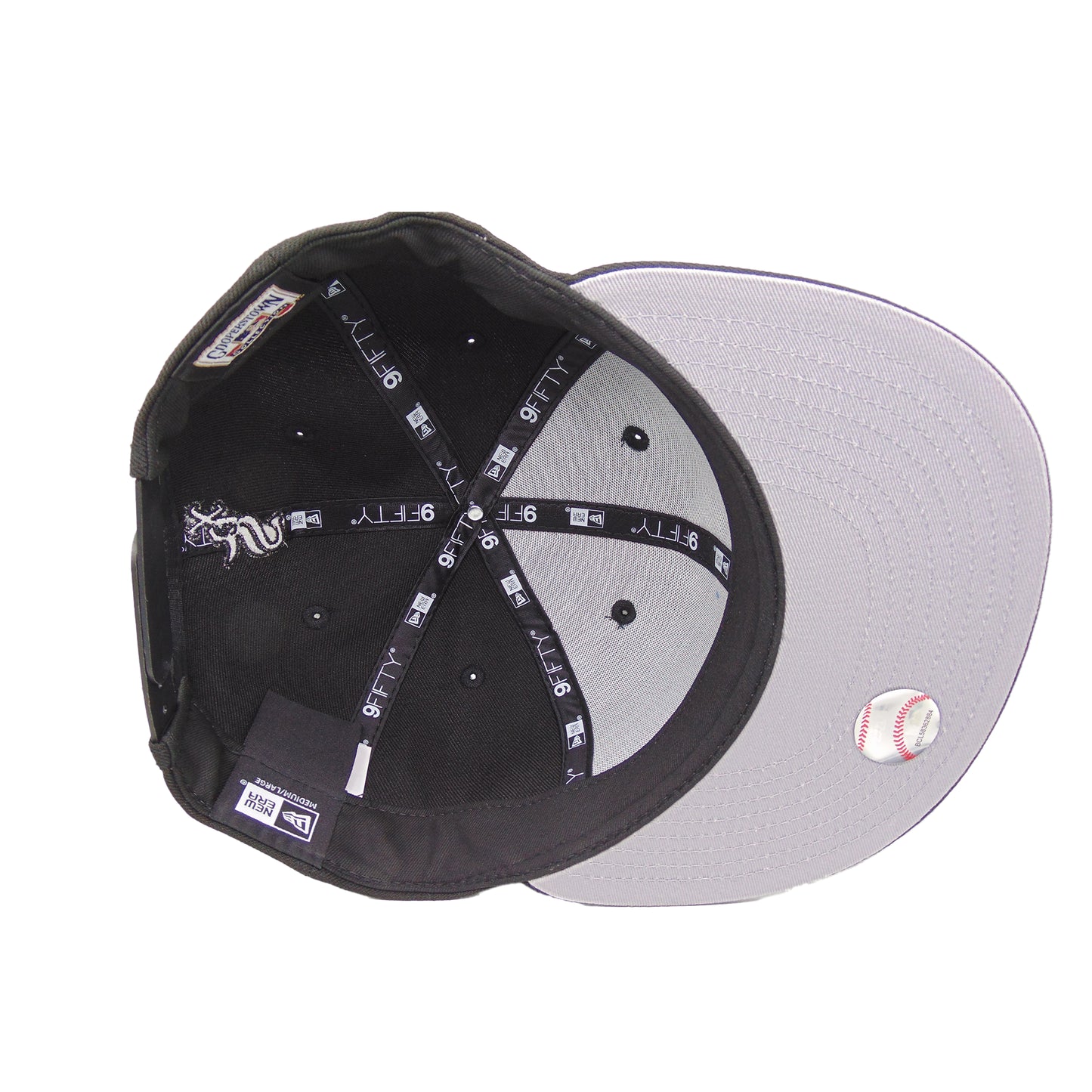 Chicago White Sox Custom 9FIFTY New Era Snapback Cap Black Chainstitch