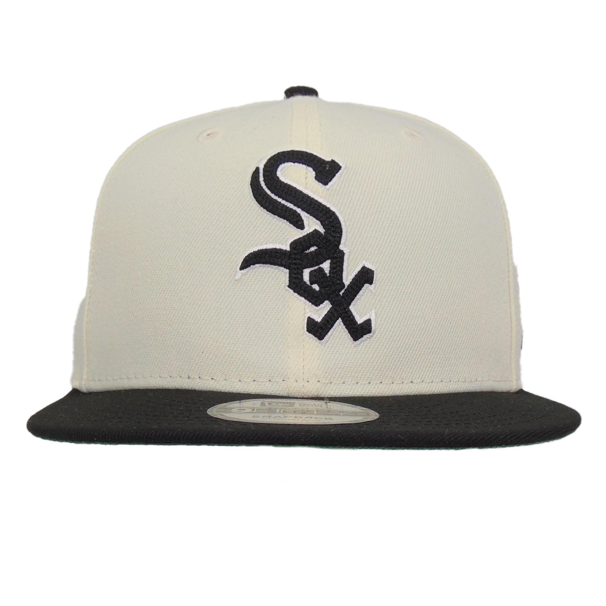 Chicago White Sox Custom 9FIFTY New Era Snapback Cap Chrome Black