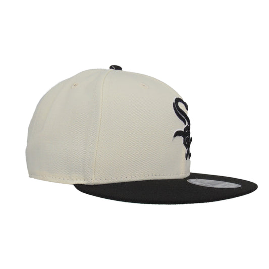Chicago White Sox Custom 9FIFTY New Era Snapback Cap Chrome Black