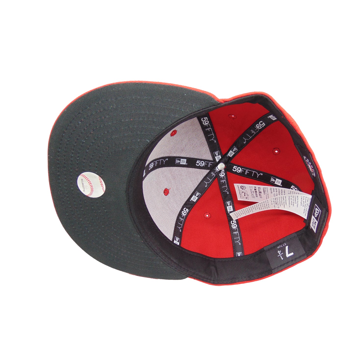 Los Angeles Dodgers Custom New Era 59FIFTY Cap Scarlet Red