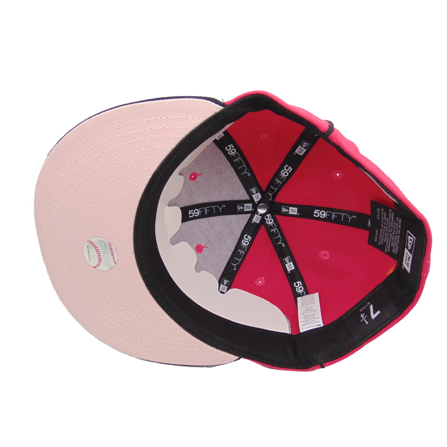 Los Angeles Dodgers Custom New Era 59FIFTY Cap Pink Floral