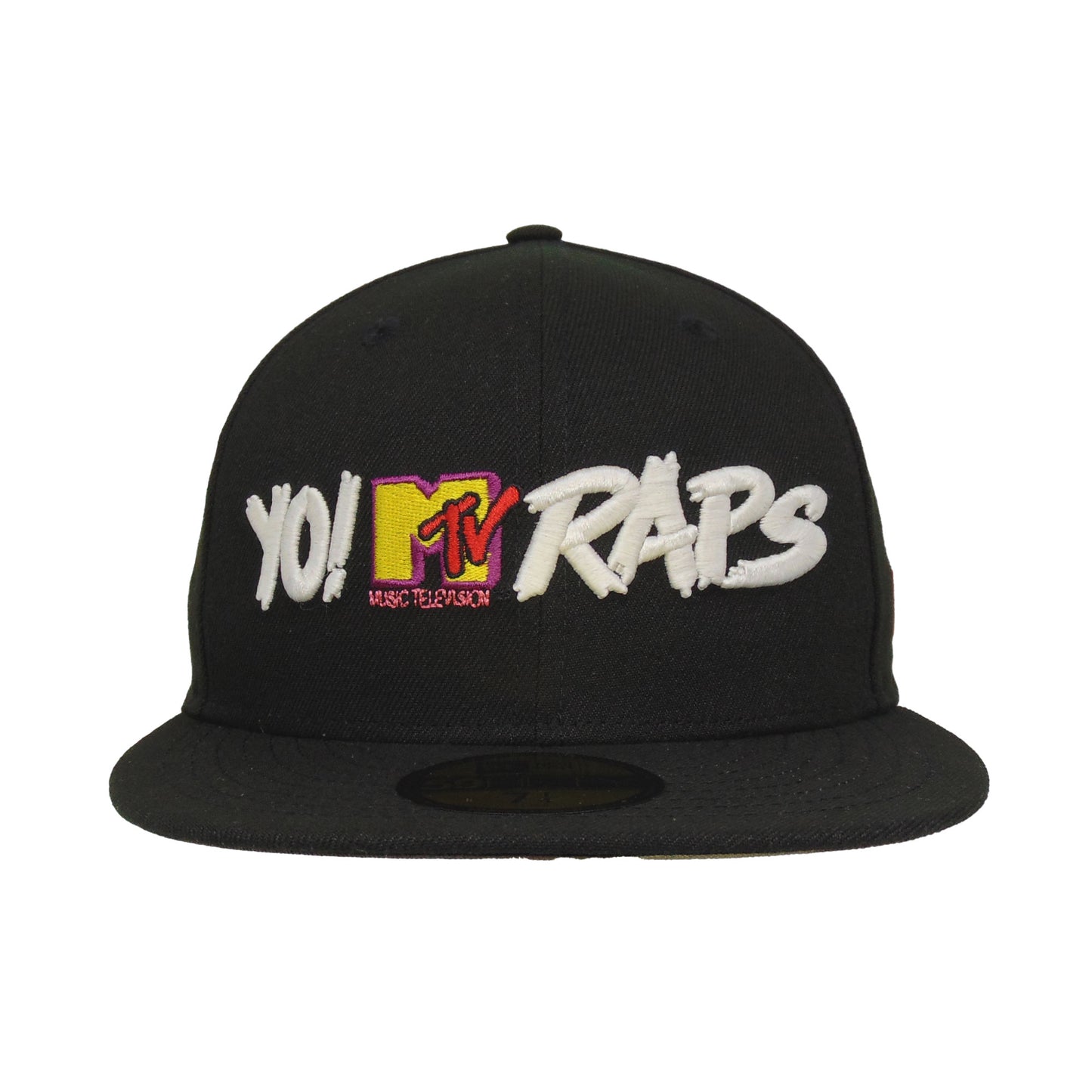 YO! MTV Raps Custom New Era 59FIFTY Cap Black Glow