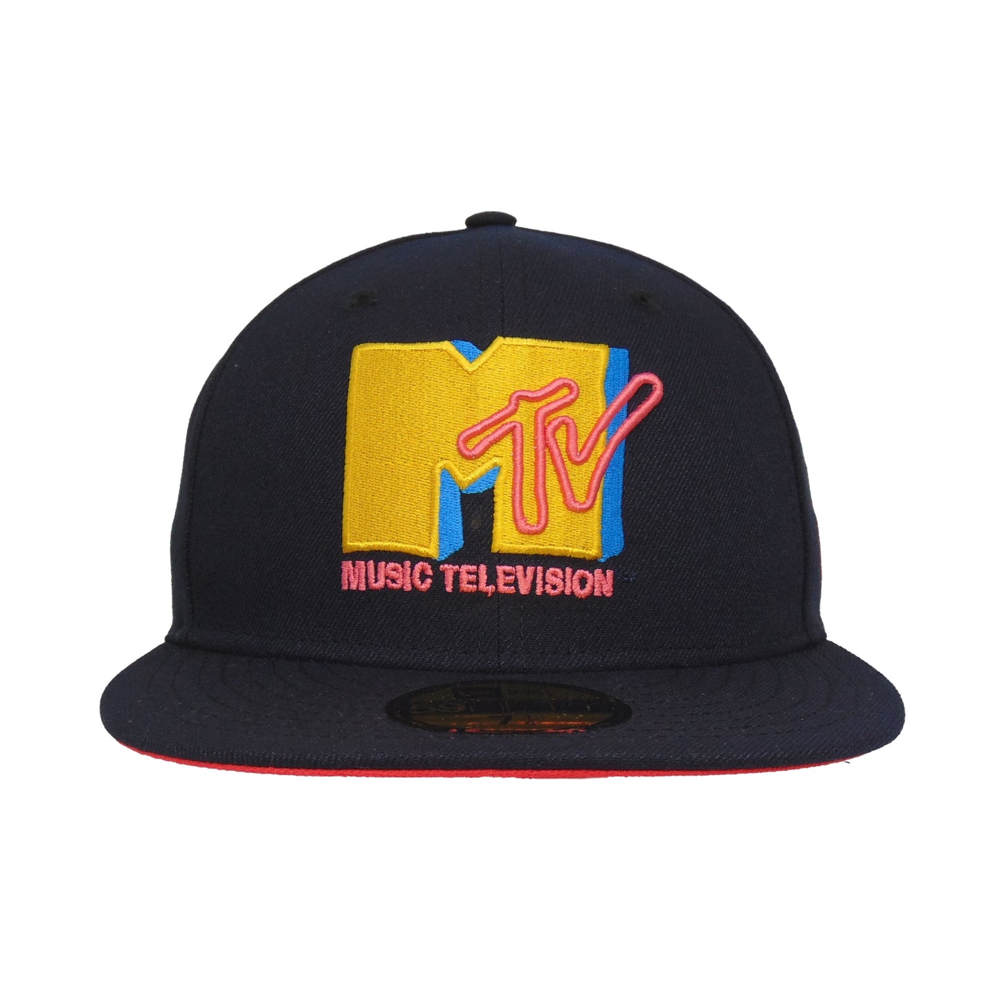 MTV Logo Custom New Era 59FIFTY Cap Navy