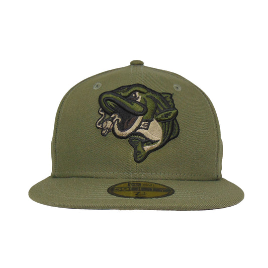 Gwinnett Stripers Custom 59FIFTY New Era Cap Olive