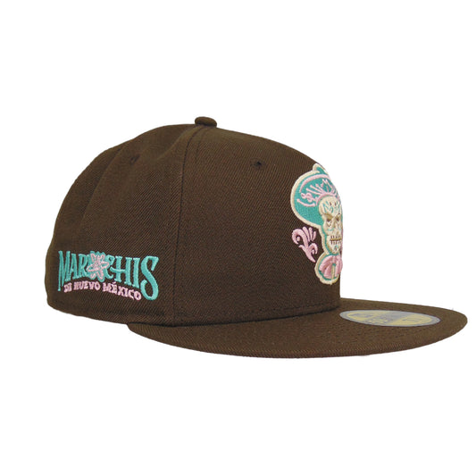 Albuquerque Isotopes Custom New Era 59FIFTY Cap Brown