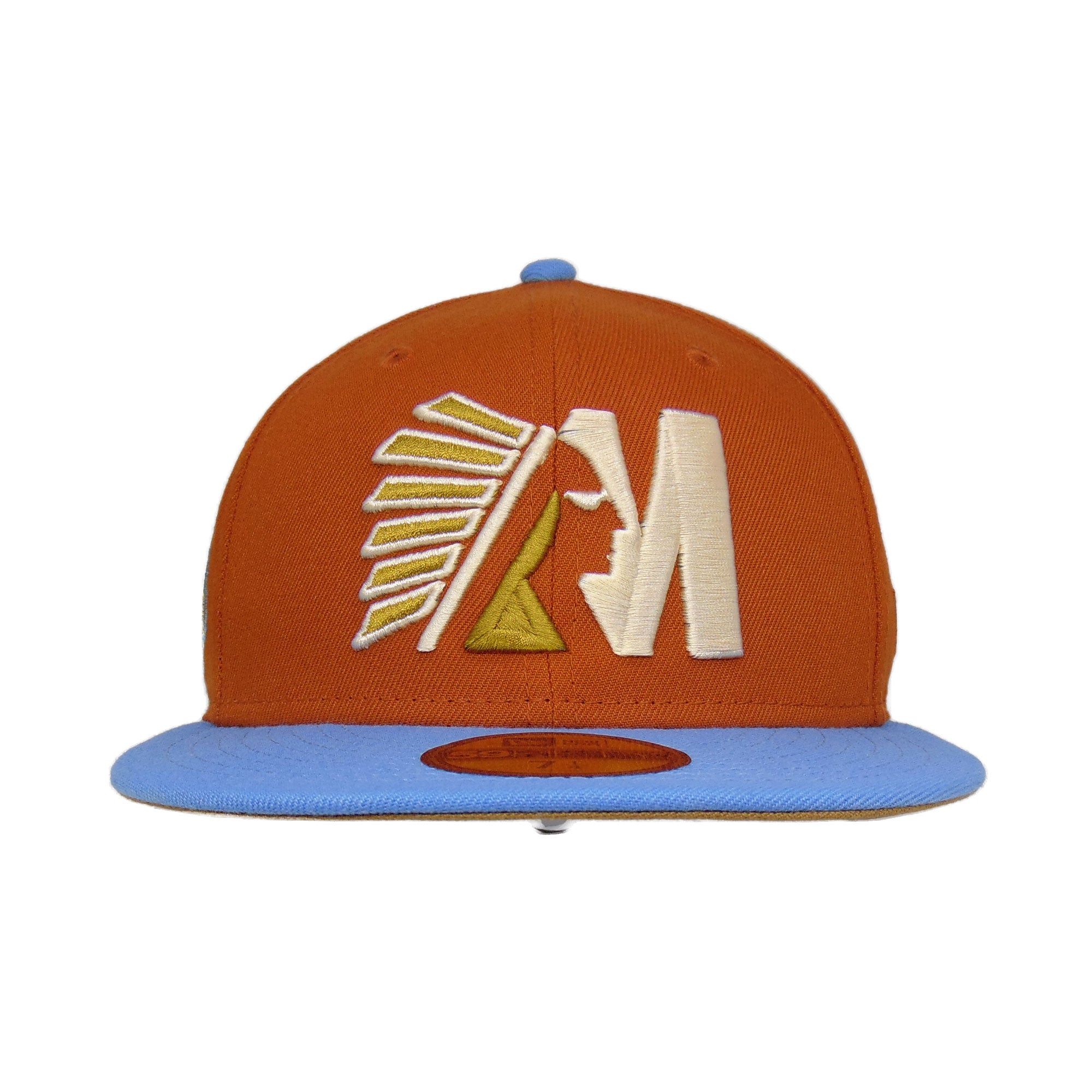 Florida Marlins New Era Custom Orange Side Patch 59FIFTY Fitted Hat, 7 3/8 / Orange