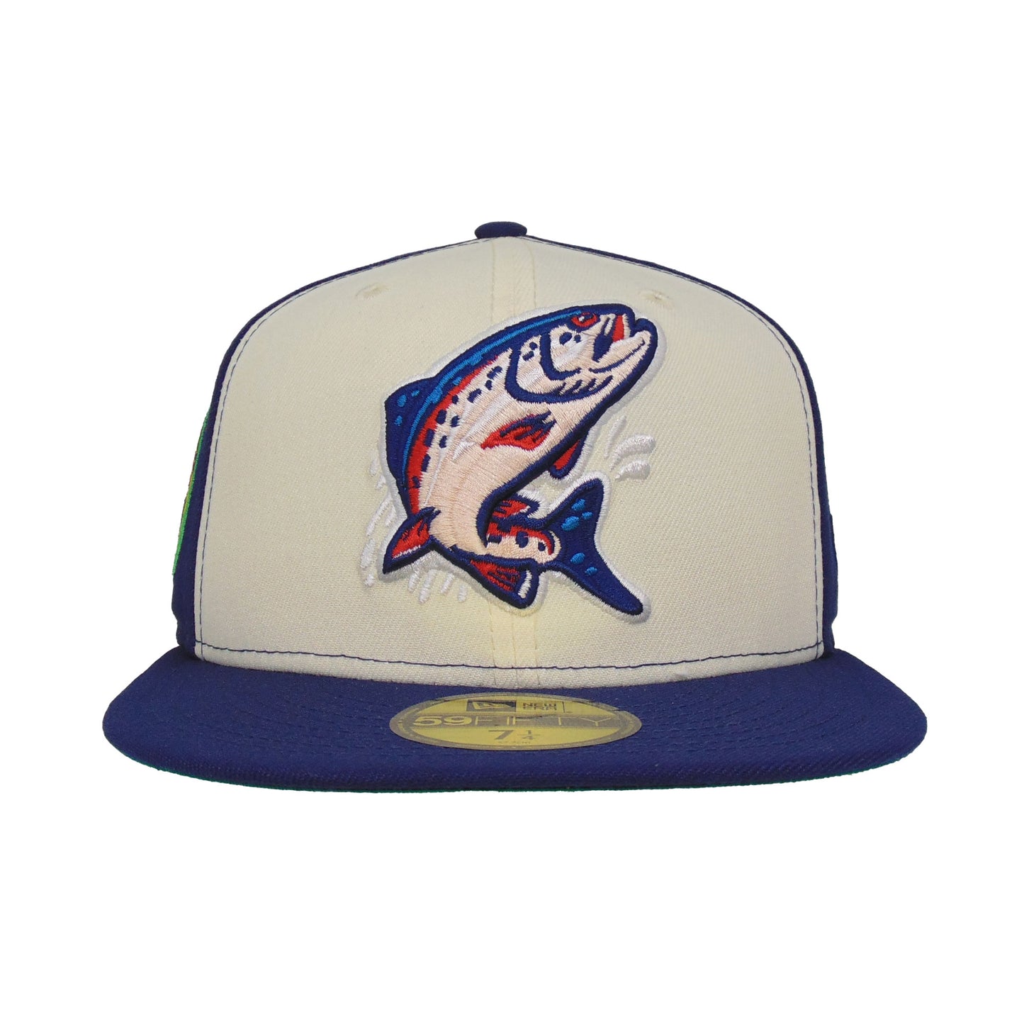 Spokane Indians Custom 59FIFTY New Era Cap chrome blue