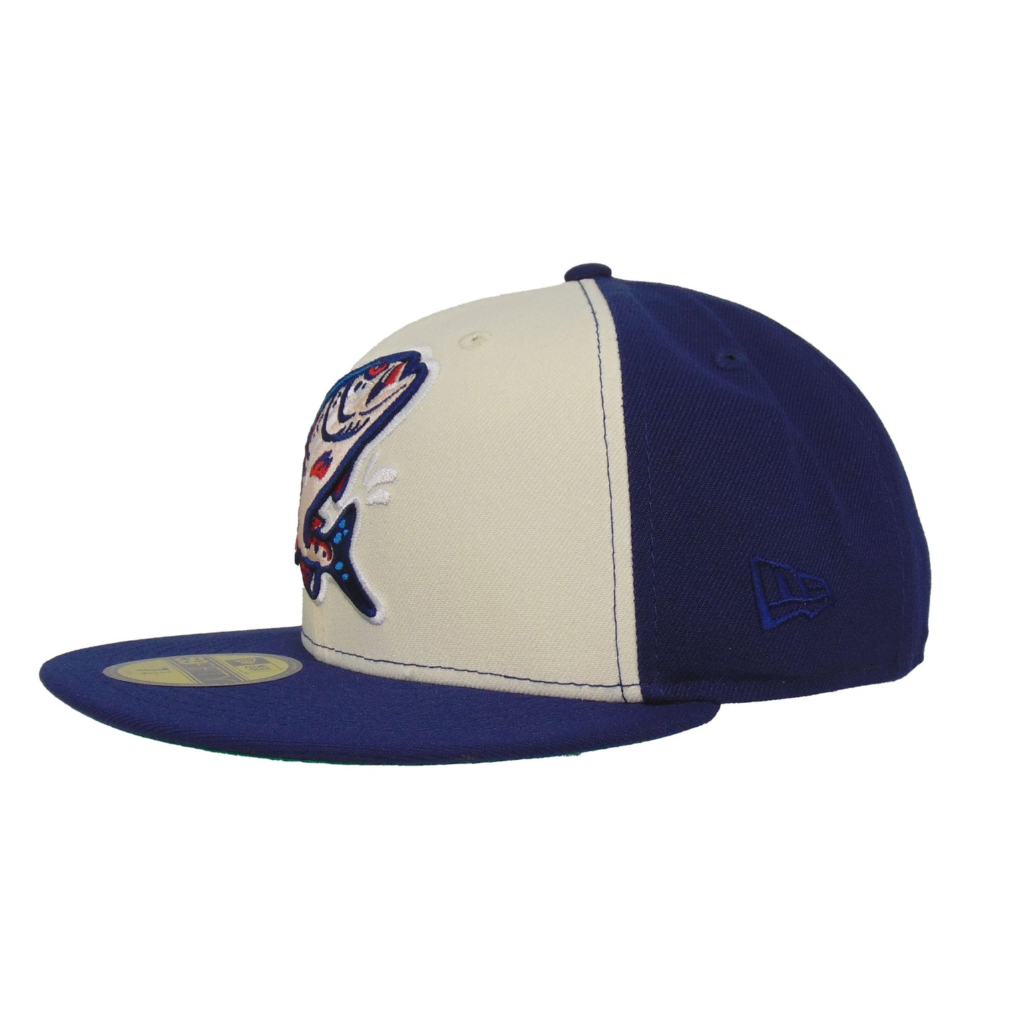 Spokane Indians Custom 59FIFTY New Era Cap chrome blue