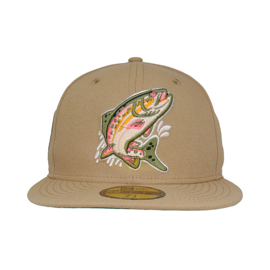 Spokane Indians Jf Custom 59FIFTY New Era Cap Camel