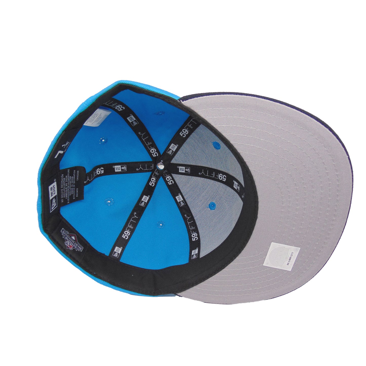 Akron RubberDucks Custom 59FIFTY New Era Cap Blue navy