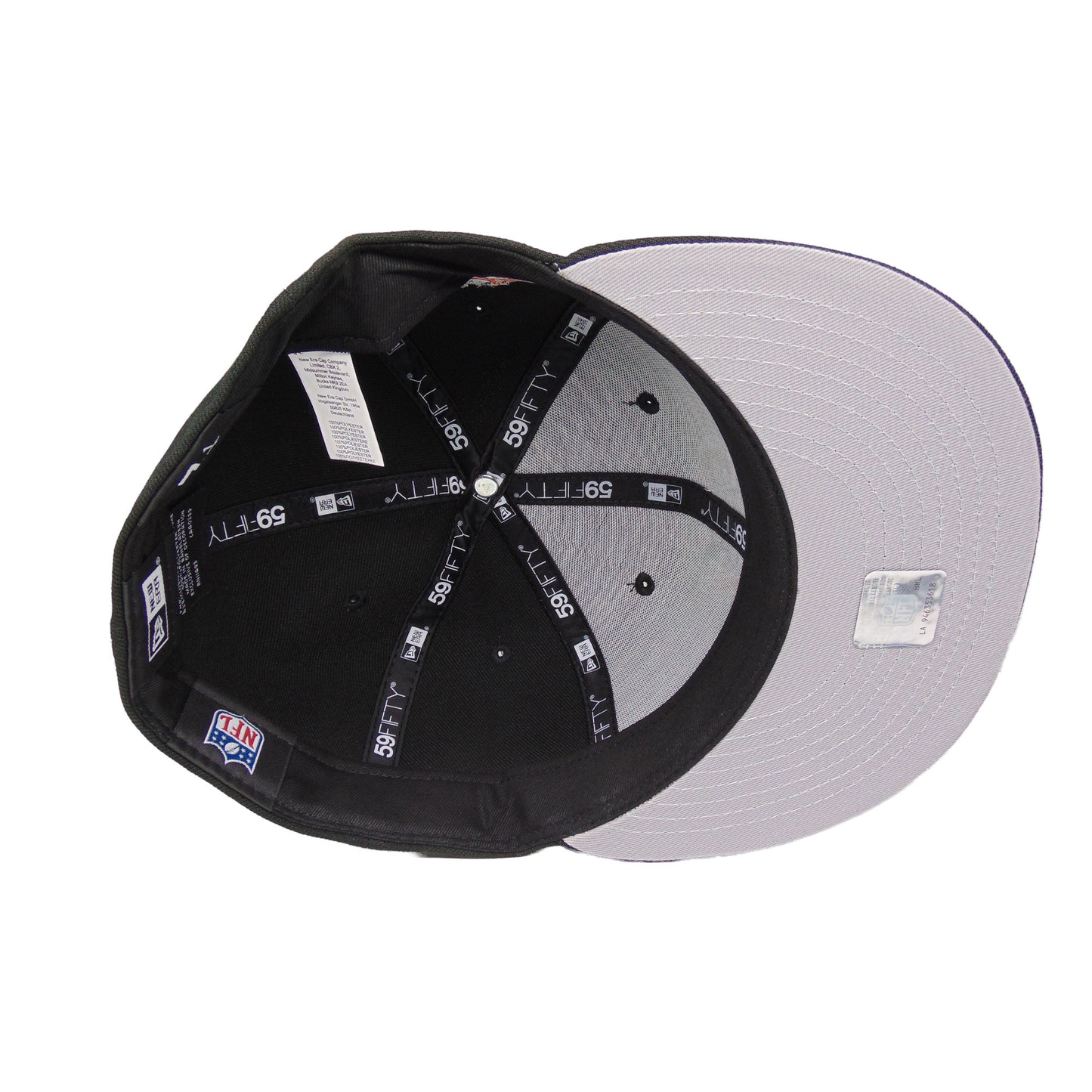 Miami Dolphins Custom New Era 59FIFTY Cap 40th black