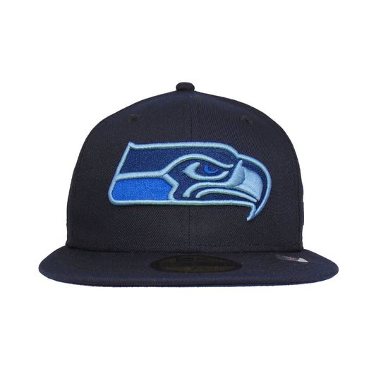 Seattle Seahawks Custom New Era 59FIFTY Cap navy 40th