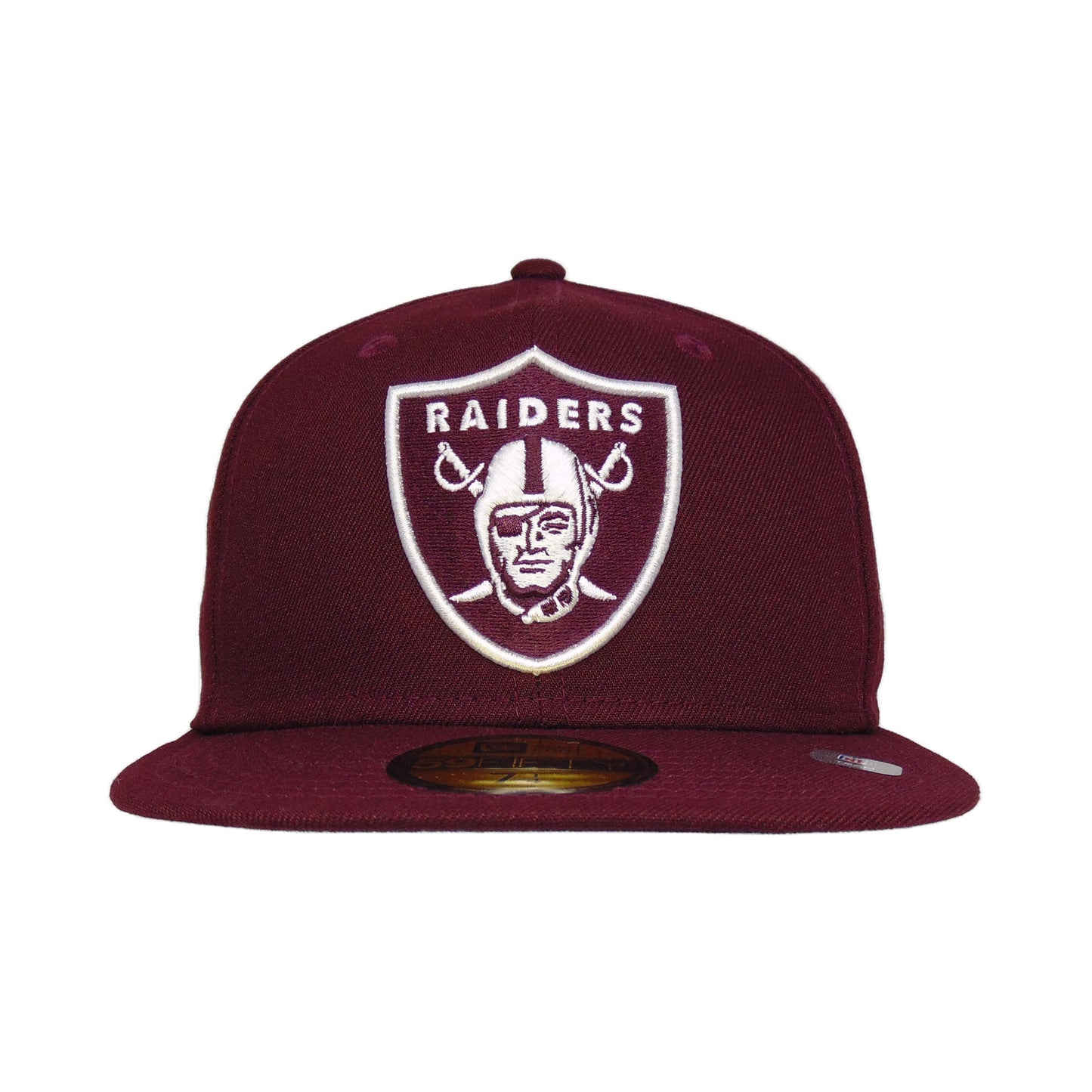Las Vegas Raiders Custom New Era 59FIFTY Cap Maroon