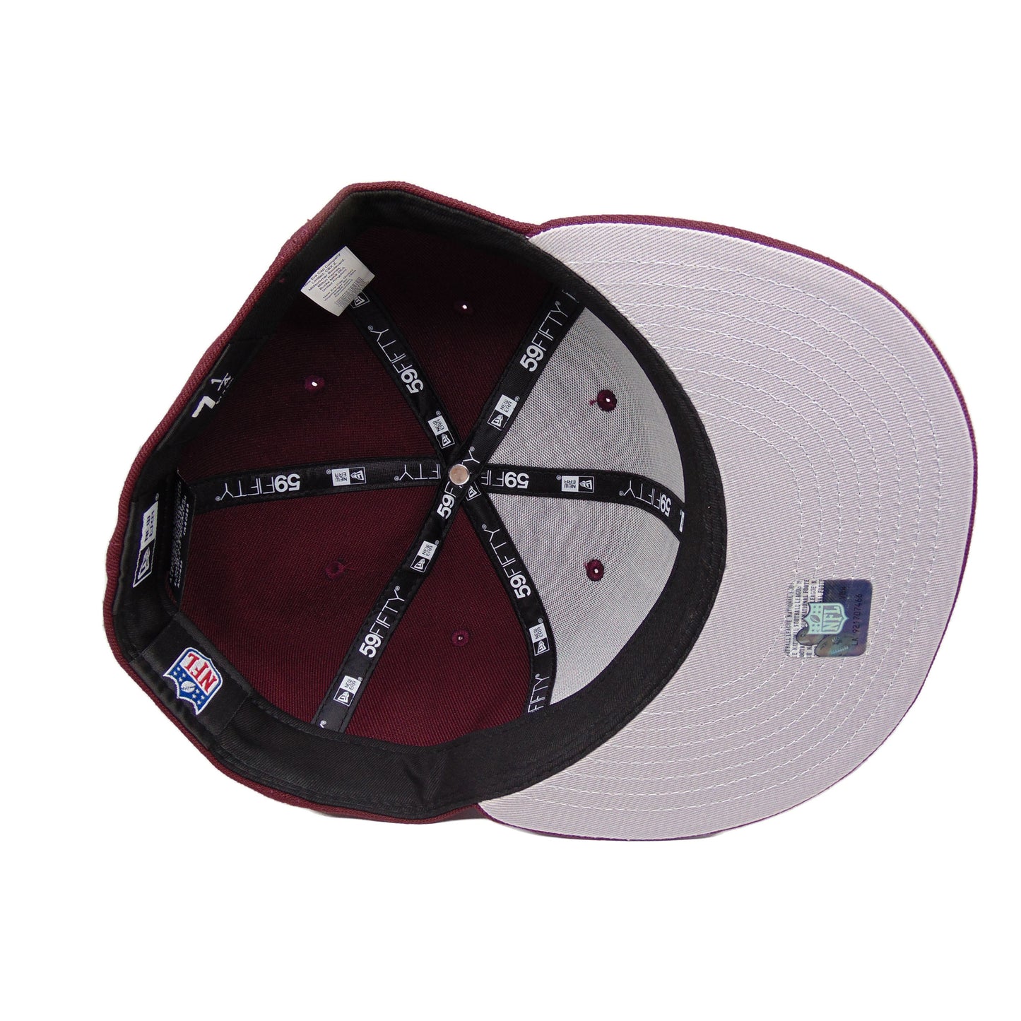 Las Vegas Raiders Custom New Era 59FIFTY Cap Maroon