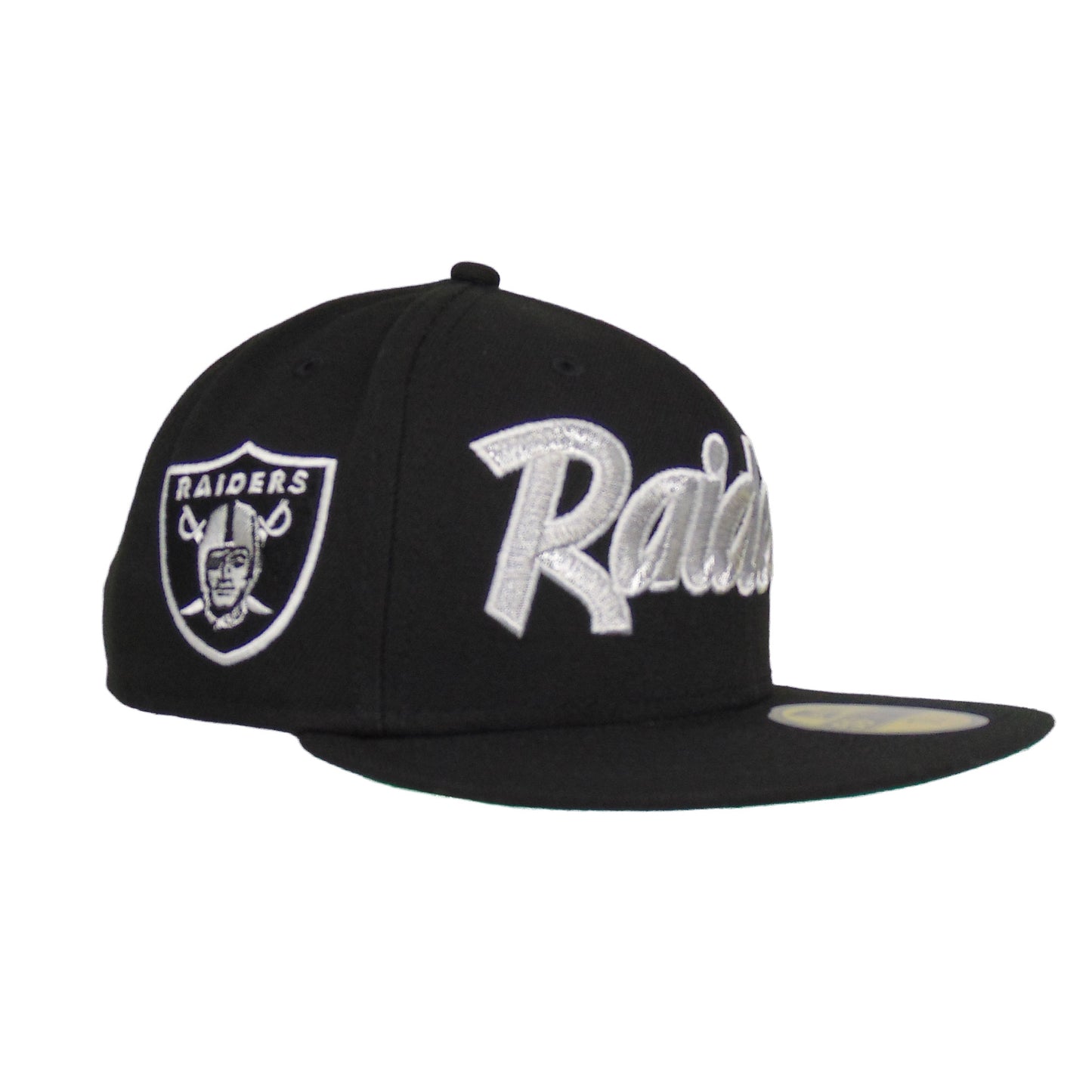 Las Vegas Raiders Custom New Era 59FIFTY Cap Big Script