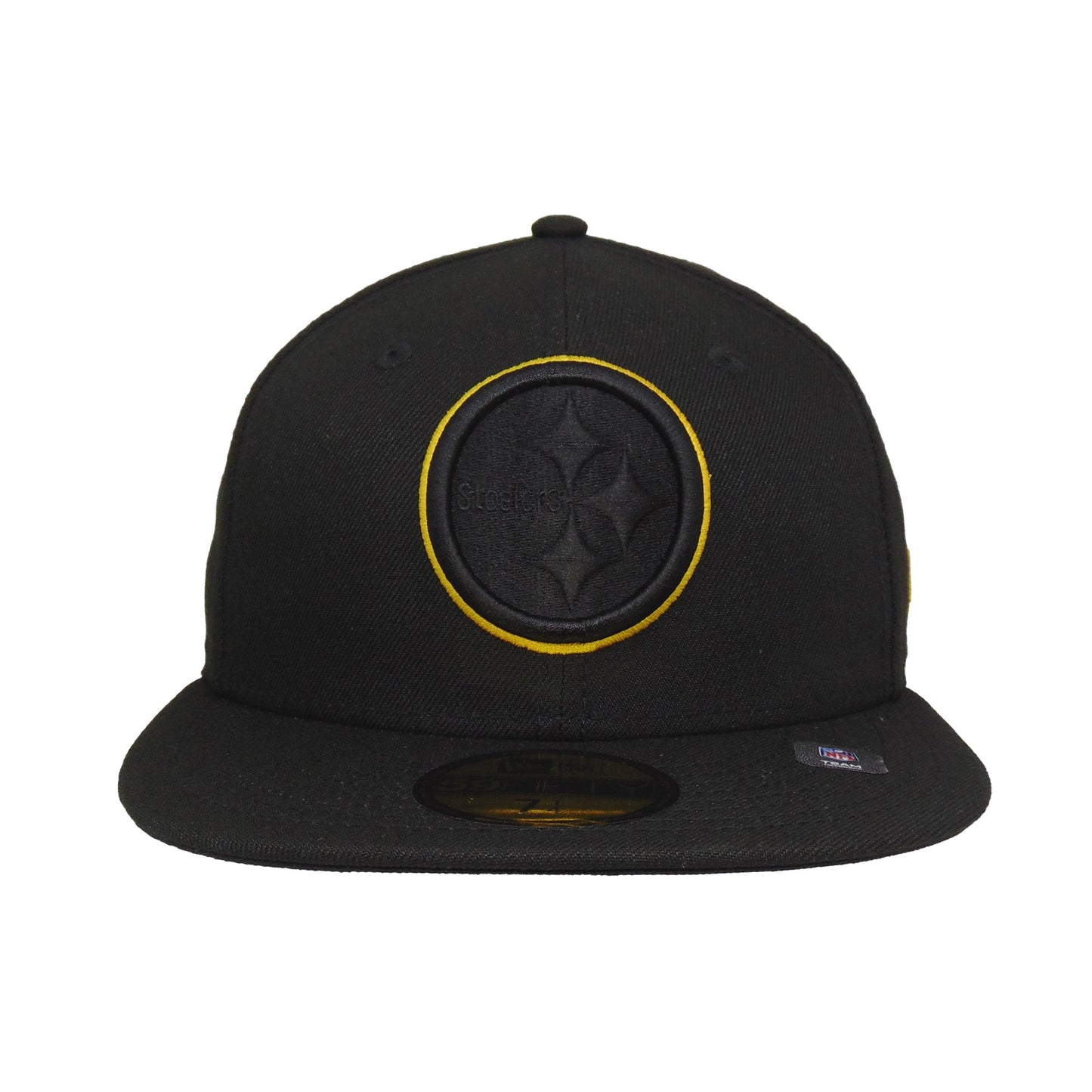 Pittsburgh Steelers Custom New Era 59FIFTY Cap Black Yellow