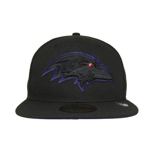 Baltimore Ravens Custom New Era Cap Black