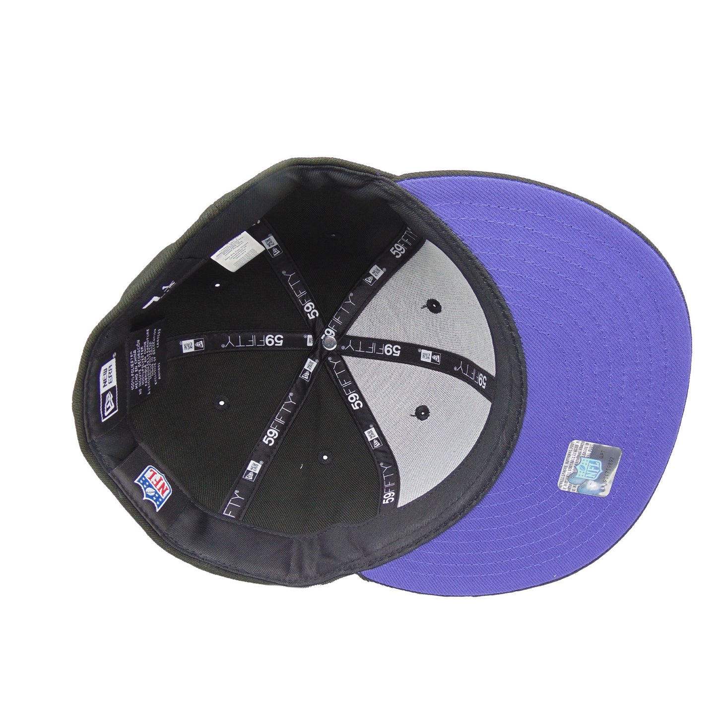 Baltimore Ravens Custom New Era Cap Black