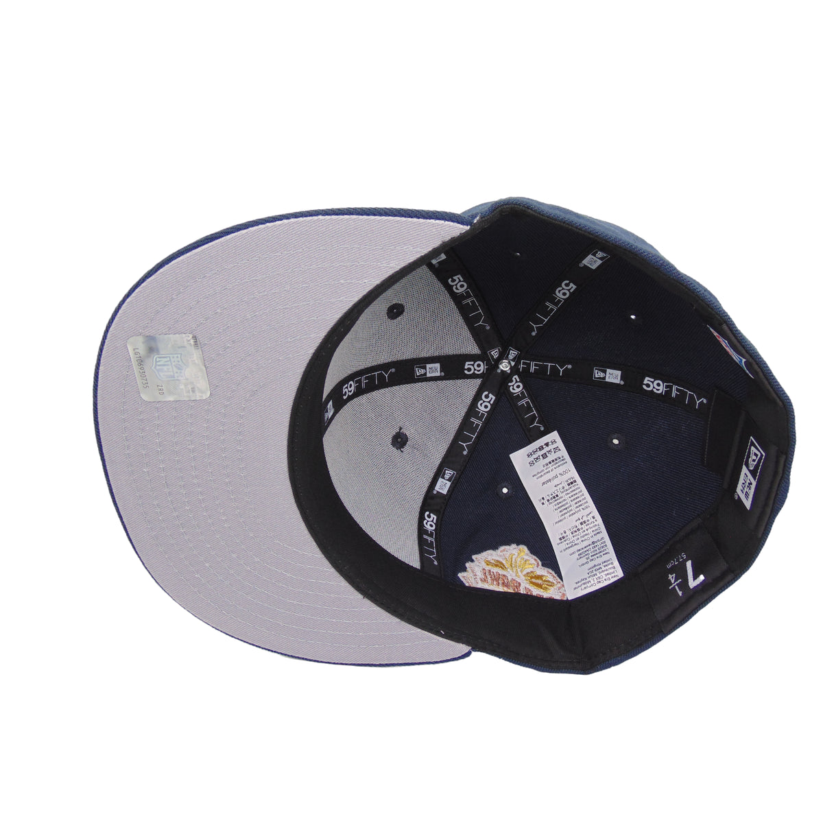 Chicago Bears Custom New Era 59FIFTY Cap Nightshift Navy
